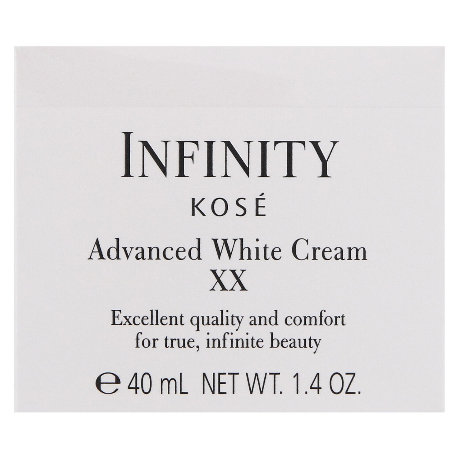 Infinity商品名【Infinity】アドバンスト ホワイト クリーム ＸＸ